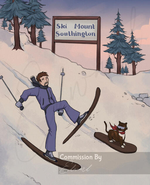 Ski Trip Shenanigans-Downhill Dares